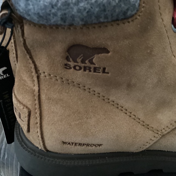 SOREL Madson Waterproof Moc Toe Boot (Little Kid) 3 M - Picture 2 of 9